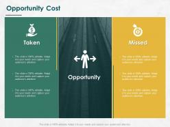 Opportunity cost management ppt powerpoint presentation styles slideshow