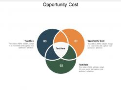 Opportunity cost ppt powerpoint presentation summary design templates cpb