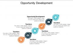 Opportunity development ppt powerpoint presentation ideas picture cpb