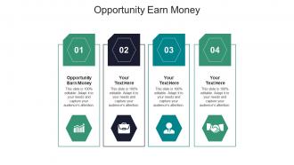 Opportunity earn money ppt powerpoint presentation inspiration example cpb