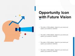 Opportunity icon with future vision