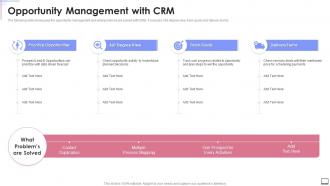 Opportunity Management With Crm Crm Software Implementation