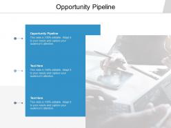 Opportunity pipeline ppt powerpoint presentation styles show cpb