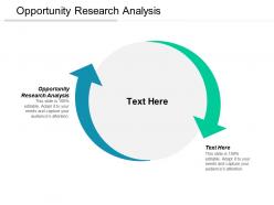 Opportunity research analysis ppt powerpoint presentation gallery example cpb