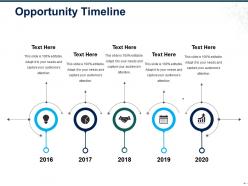 Opportunity Timeline Ppt Ideas