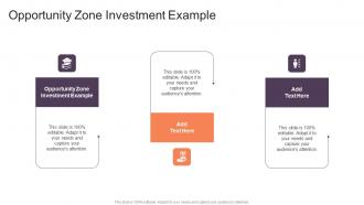 Opportunity Zone Investment Example In Powerpoint And Google Slides Cpb