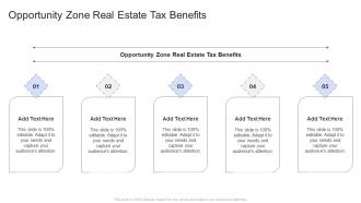Opportunity Zone Real Estate Tax Benefits In Powerpoint And Google Slides Cpb
