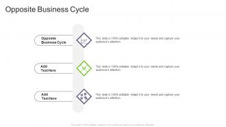Opposite Business Cycle In Powerpoint And Google Slides Cpb