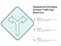 Opposite Direction Expression Financial Arrows Strategies