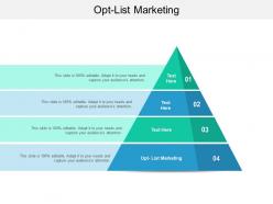 Opt list marketing ppt powerpoint presentation gallery layout ideas cpb