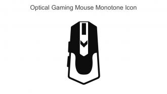 Optical Gaming Mouse Monotone Icon In Powerpoint Pptx Png And Editable Eps Format