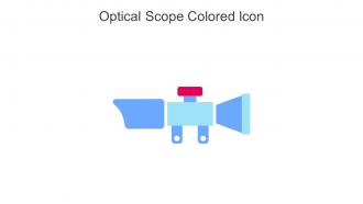 Optical Scope Colored Icon In Powerpoint Pptx Png And Editable Eps Format