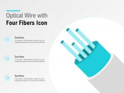 Optical wire with four fibers icon