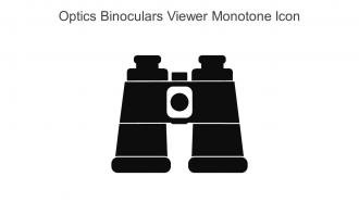 Optics Binoculars Viewer Monotone Icon In Powerpoint Pptx Png And Editable Eps Format