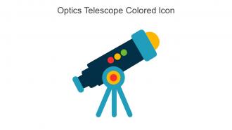 Optics Telescope Colored Icon In Powerpoint Pptx Png And Editable Eps Format