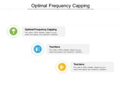 Optimal frequency capping ppt powerpoint presentation show slides cpb