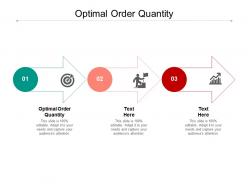Optimal order quantity ppt powerpoint presentation file sample cpb