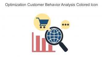 Optimization Customer Behavior Analysis Colored Icon In Powerpoint Pptx Png And Editable Eps Format