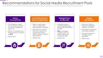 Optimization Social Media Recruitment Process Recommendations For Social Recruitment Posts