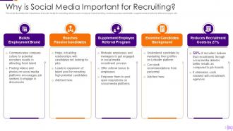 Optimization Social Media Recruitment Process Why Is Social Media Important For Recruiting