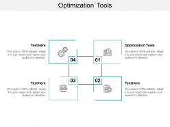 Optimization tools ppt powerpoint presentation ideas vector cpb