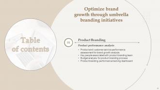 Optimize Brand Growth Through Umbrella Branding Initiatives Branding CD V Template Ideas