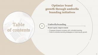 Optimize Brand Growth Through Umbrella Branding Initiatives Branding CD V Downloadable Image