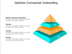 Optimize commercial underwriting ppt powerpoint presentation show microsoft cpb