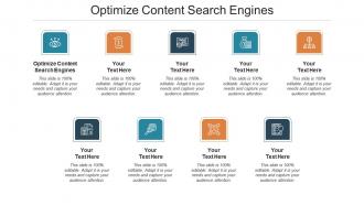 Optimize content search engines ppt powerpoint presentation professional maker cpb