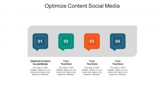 Optimize content social media ppt powerpoint presentation show designs download cpb