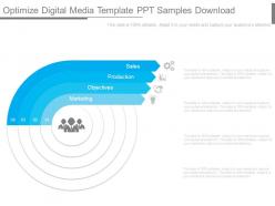 Optimize digital media template ppt samples download