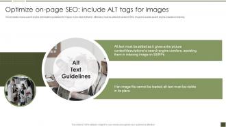 Optimize On Page Seo Include Alt Tags For Images B2B Digital Marketing Playbook