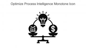 Optimize Process Intelligence Monotone Icon In Powerpoint Pptx Png And Editable Eps Format