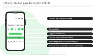 Optimize Product Page For Mobile Website Strategic Guide For Ecommerce