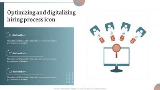 Optimizing And Digitalizing Hiring Process Icon