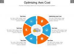 Optimizing aws cost ppt powerpoint presentation ideas layout ideas cpb