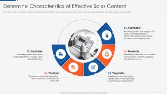 Optimizing b2b demand generation and sales enablement characteristics