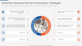 Optimizing b2b demand generation and sales enablement essential demand