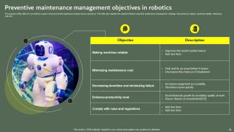 Optimizing Business Performance Using Industrial Robots IT Powerpoint Presentation Slides Editable Images