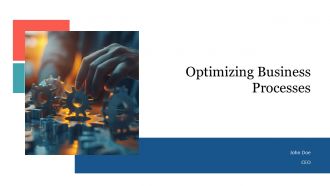 Optimizing Business Processes PPT Summary AT Optimizing Business Processes PPT Summary AT