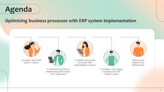 Optimizing Business Processes With ERP System Implementation Powerpoint Presentation Slides Professional Good