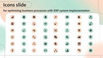 Optimizing Business Processes With ERP System Implementation Powerpoint Presentation Slides Aesthatic Unique