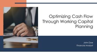 Optimizing Cash Flow Through Working Capital Planning PPT Designs AT