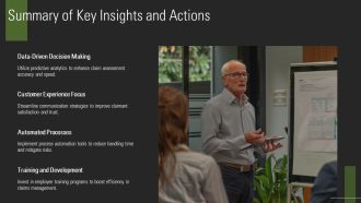 Optimizing Claims Settlement For Efficiency PPT Sample AT Best Ideas