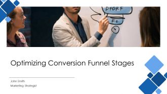Optimizing Conversion Funnel Stages PPT Summary AT Optimizing Conversion Funnel Stages PPT Summary AT
