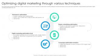 Optimizing Digital Marketing Through Various Online Marketing Strategic Planning MKT SS