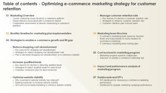 Optimizing E Commerce Marketing Strategy For Customer Retention Complete Deck Editable Appealing