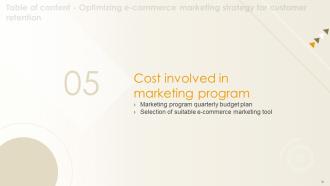 Optimizing E Commerce Marketing Strategy For Customer Retention Complete Deck Best Informative