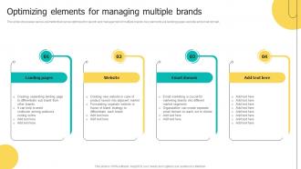 Optimizing Elements For Managing Multiple Brands Brand Architecture Strategy For Multiple