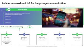 Optimizing Energy Through IoT Smart Meters Deck Powerpoint Presentation Slides IoT CD Professional Good